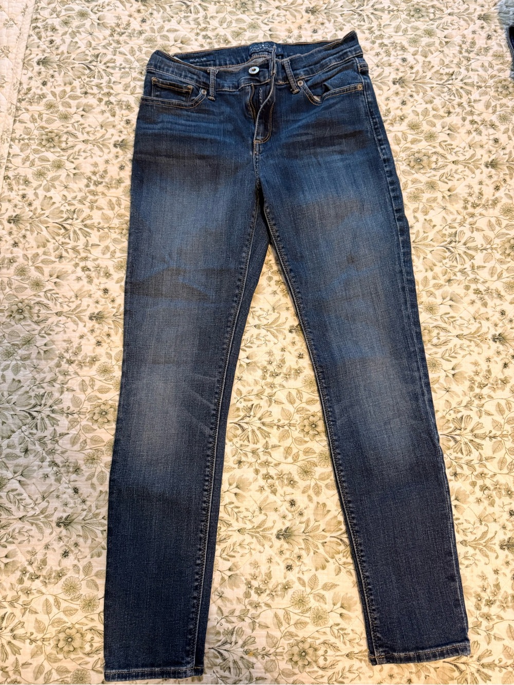 Lucky Brand Women's Medium Dark Blue Skinny Jeans